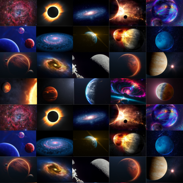 Space Wall Collage Kit