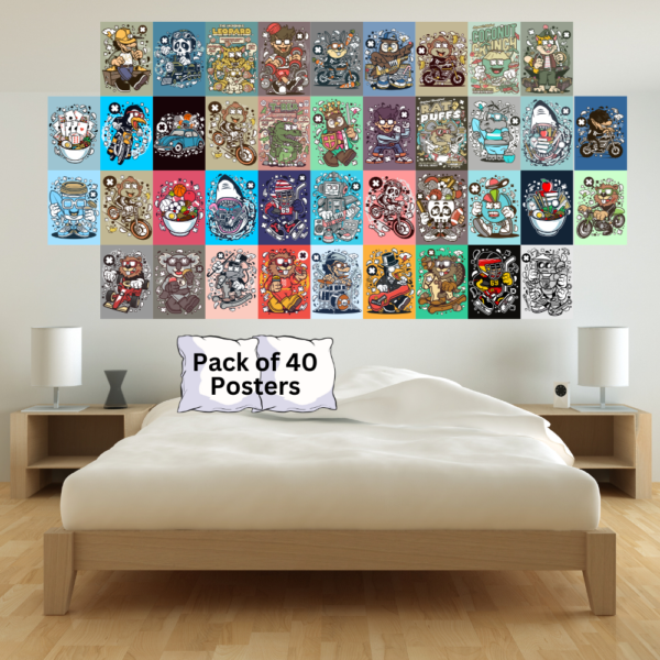 Cartoon Wall Collage Kit - Image 4