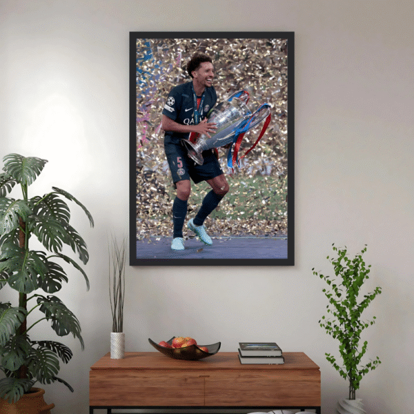 Marquinhos - PSG Champions League Celebration Frame - Image 2