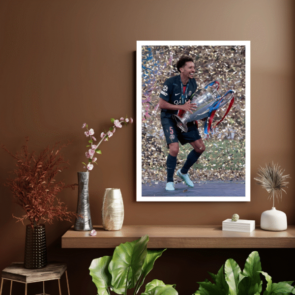 Marquinhos - PSG Champions League Celebration Frame - Image 3