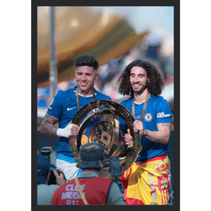 Enzo Fernández & Marc Cucurella Celebration Frame – Chelsea