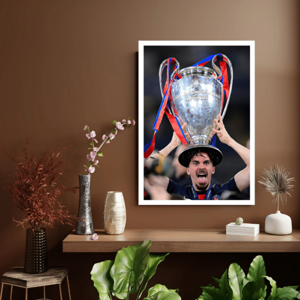 Vitinha - PSG Champions League Celebration Frame - Image 3