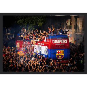 Barcelona Bus Celebration Frame - Barcelona