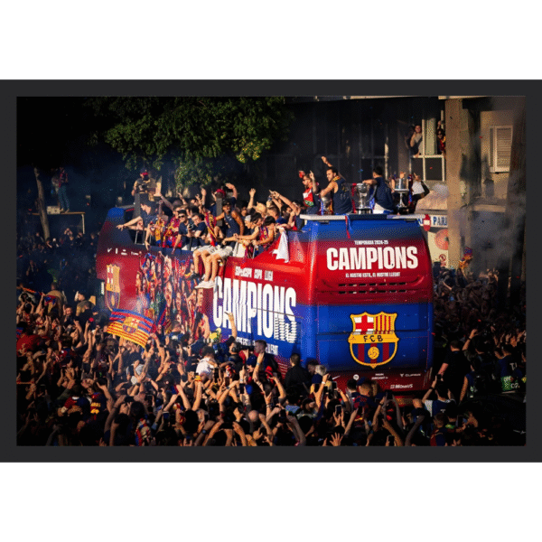 Barcelona Bus Celebration Frame - Barcelona