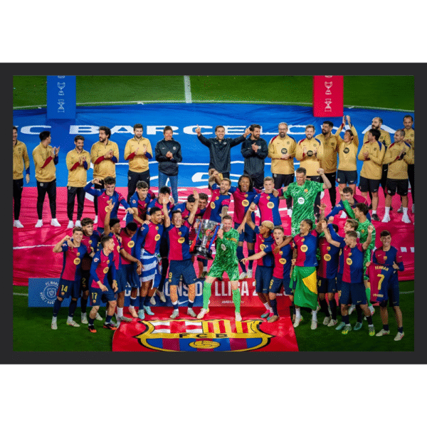 Barcelona LA LIGA Trophy Celebration Frame - Barcelona