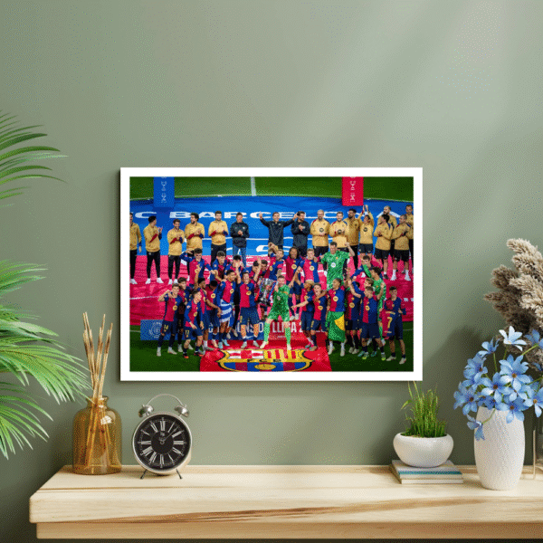 Barcelona LA LIGA Trophy Celebration Frame - Barcelona - Image 3