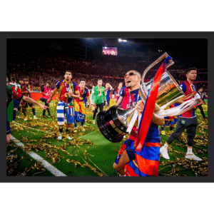 Raphinha Celebration Frame - Barcelona