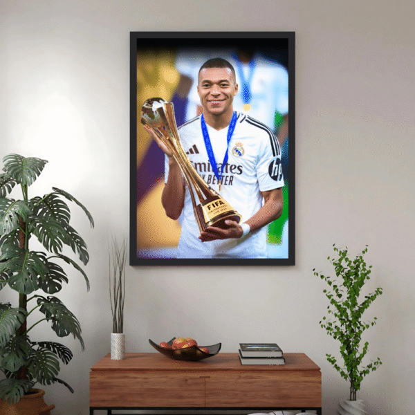 Kylian Mbappé – Real Madrid Celebration Frame - Image 3