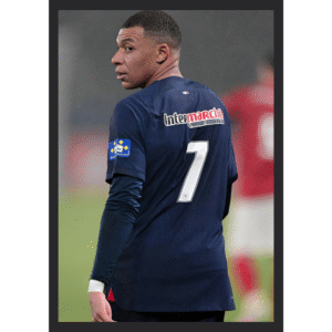 Kylian Mbappé – PSG Celebration Frame