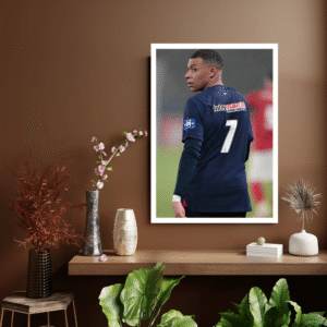 Kylian Mbappé – PSG Celebration Frame
