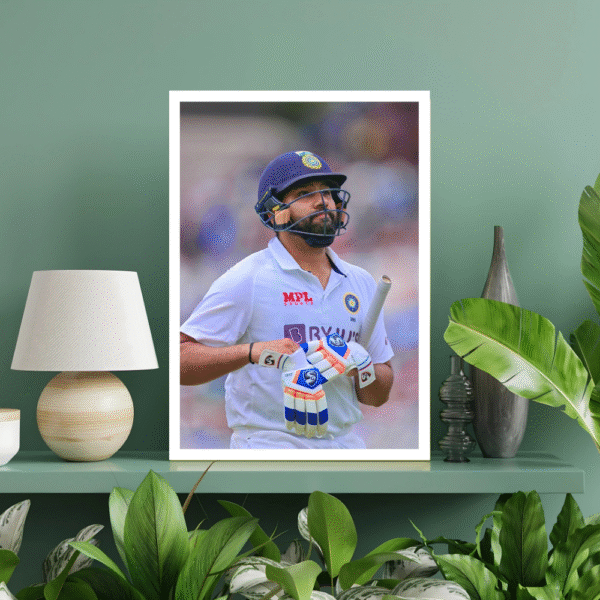 Rohit Sharma – Test Cricket Elegance Frame - Image 3