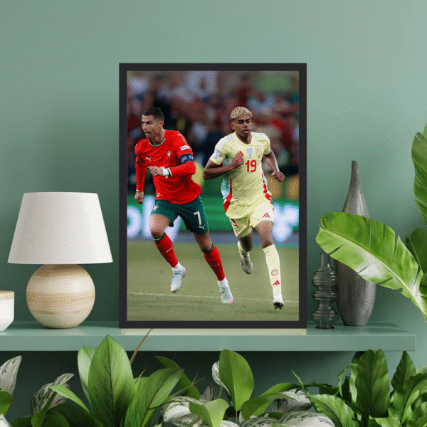 Lamine Yamal & Cristiano Ronaldo – Nations League Frame - Image 2