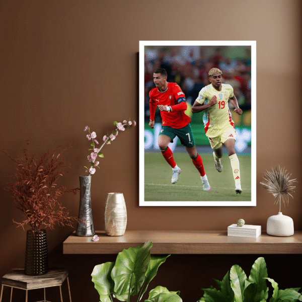 Lamine Yamal & Cristiano Ronaldo – Nations League Frame - Image 3