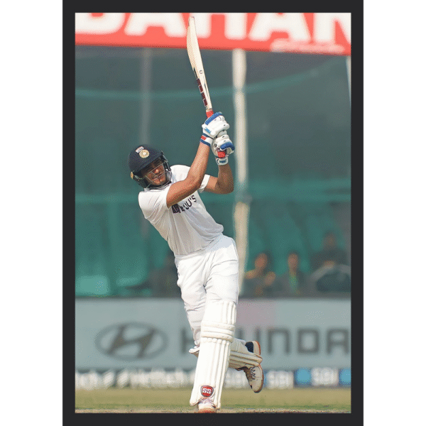 Shubman Gill – Red Ball Warrior Frame