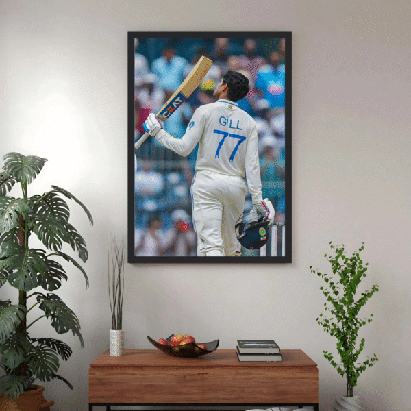 Shubman Gill – Rising Test Star Frame - Image 3