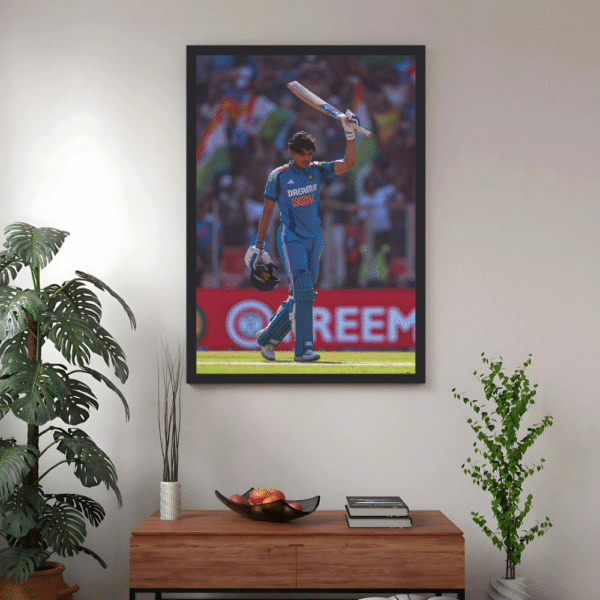 Shubman Gill – ODI Run Machine Frame - Image 3