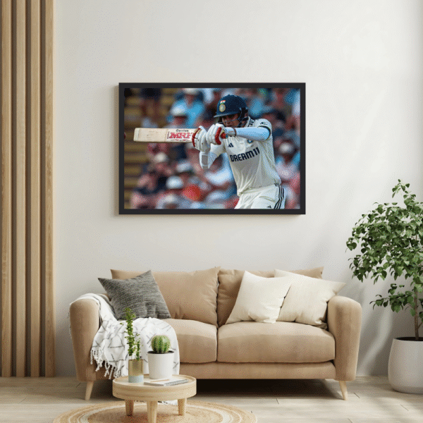 Shubman Gill – Test Cricket Elegance Frame - Image 3